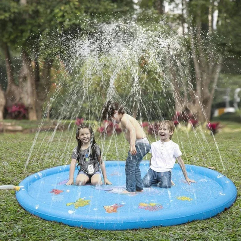 בריכת השפרצה וכיף לילדים - משחק מים עם המשפחה "